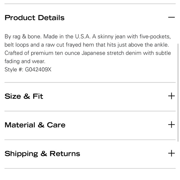 Rag & Bone Ankle Skinny Jeans in Lucky Rouge - Picture 4 of 11